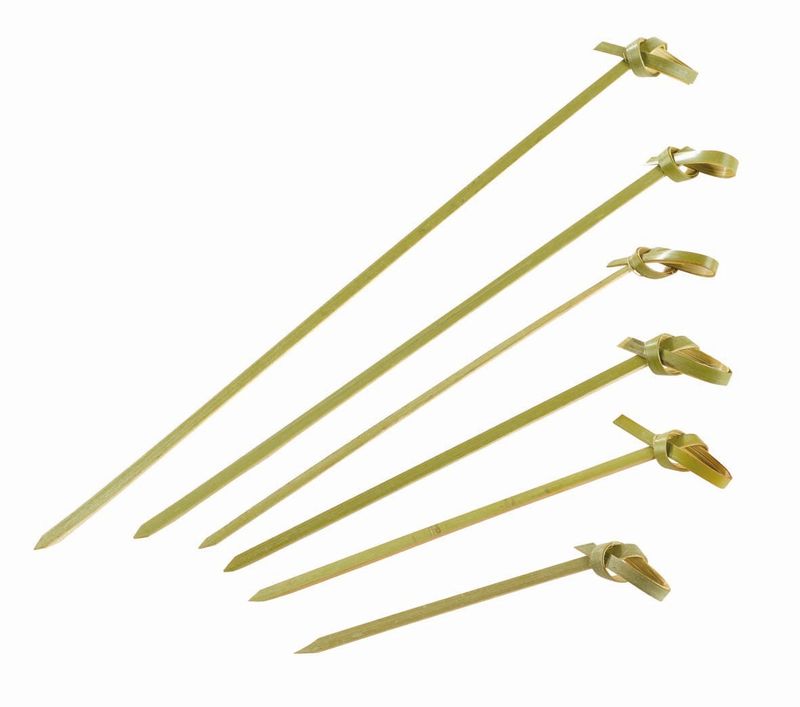 Set mit 2000 Stück - Bambusspieß geknotet 10,5 cm - Firstpack