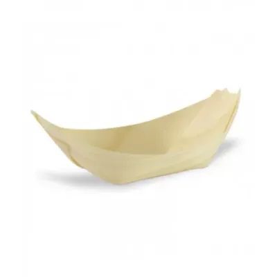 Set of 500 pieces - Wooden boat 7 x 4.5 cm - Firstpack