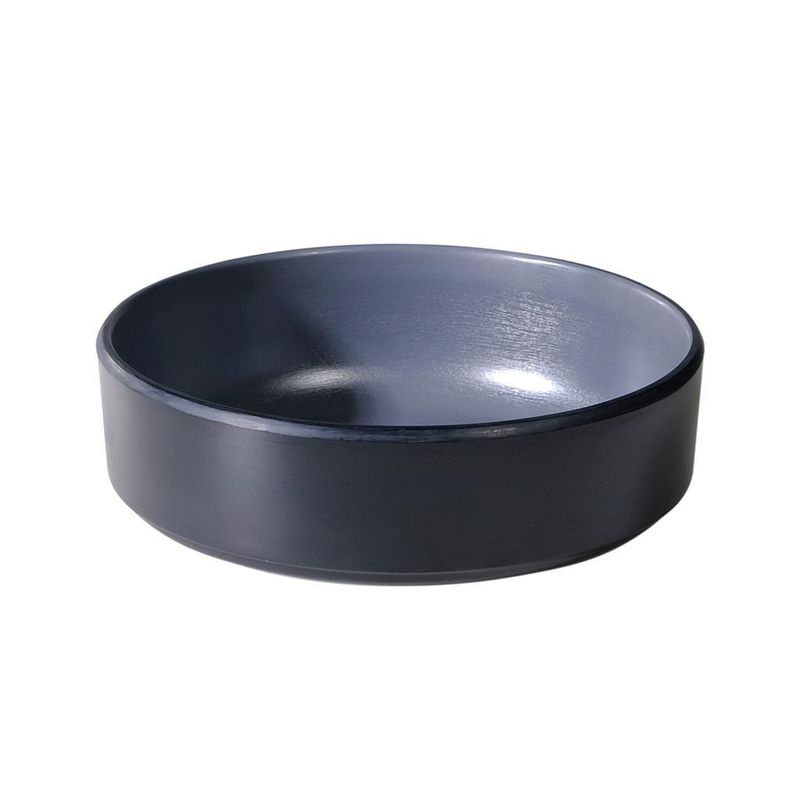 Small Bowl 15 cm Melamine Bicolor Grey/Black - Tirolix