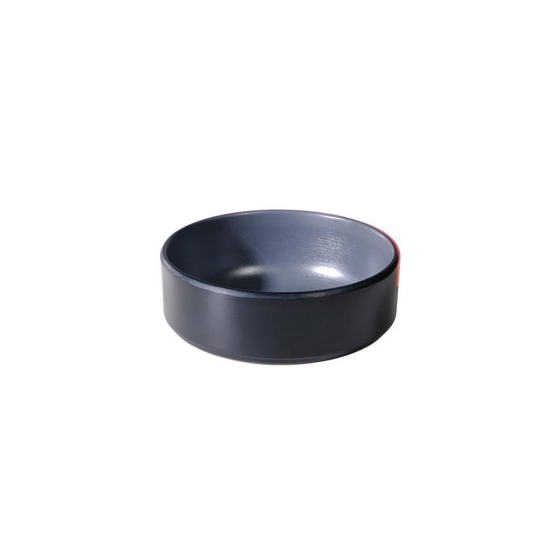 Small Bowl 7.5 cm Melamine Bicolor Grey/Black - Tirolix