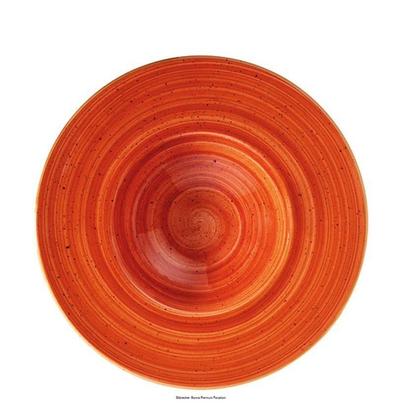 Pasta Plate 28 cm Aura Terracotta Banquet - Bonna