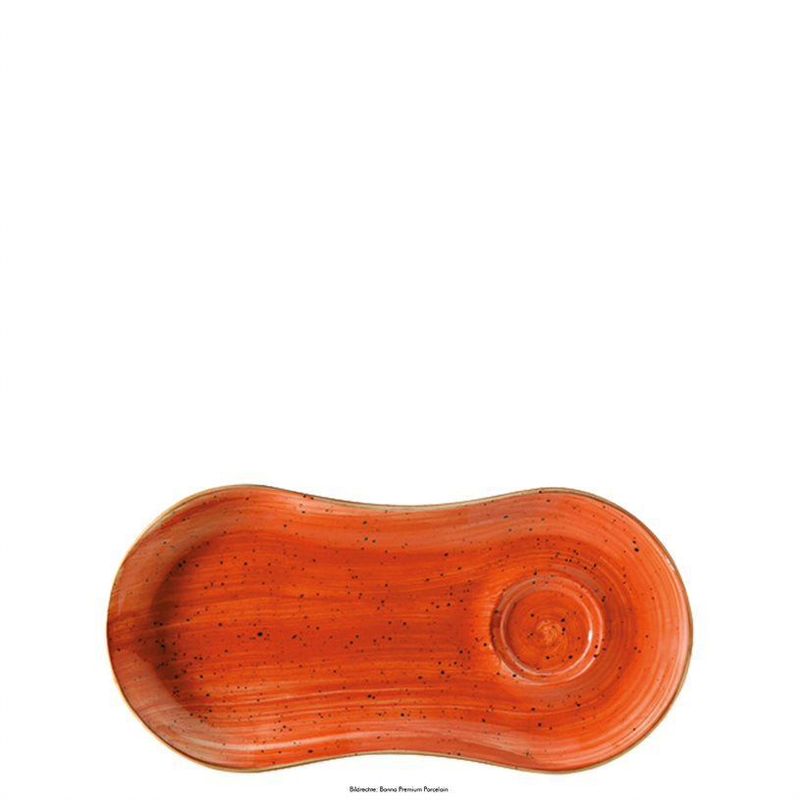 Unique Plate 25 x 12 cm Aura Terracotta Gourmet - Bonna