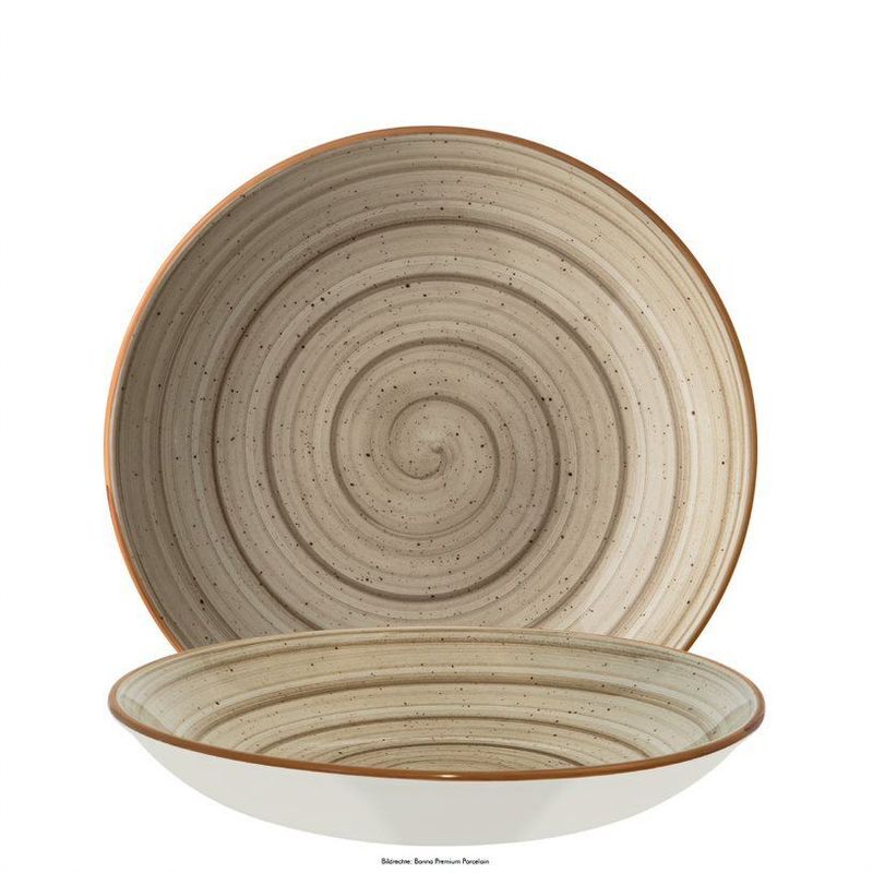 Deep Plate 23 cm Aura Terrain Bloom - Bonna