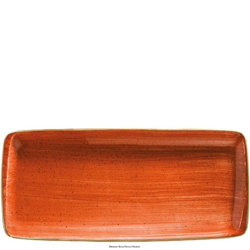 Plate 34 x 16 cm Aura Terracotta Moove - Bonna