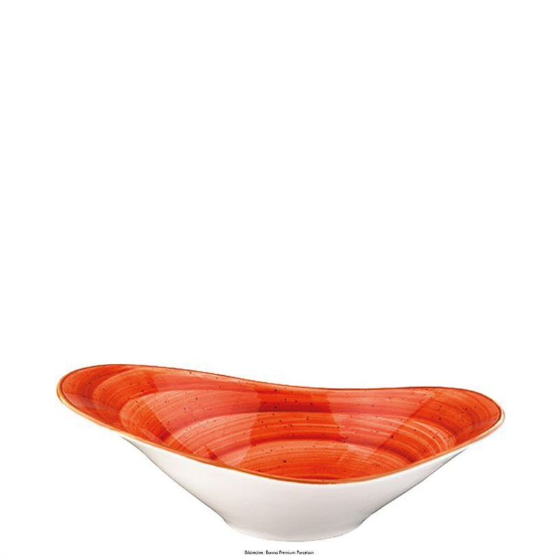 Bowl 27 x 19 cm Aura Terracotta Stream - Bonna