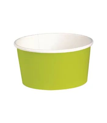 Set mit 360 Stück - Grüne Pappsalatschüssel ohne Deckel 900 ml - Firstpack