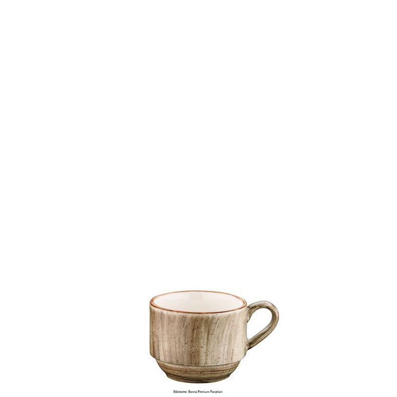 Stackable Coffee Cup 0.21l Aura Terrain Banquet - Bonna