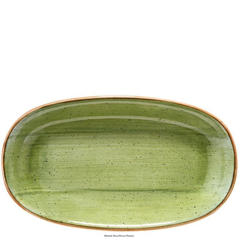 Oval Plate 24 x 14 cm Aura Therapy Gourmet - Bonna