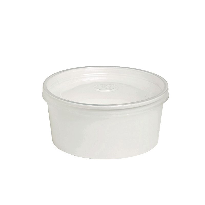 Set mit 400 Stück - Weiße Pappschüssel ohne Deckel 750 ml - Firstpack