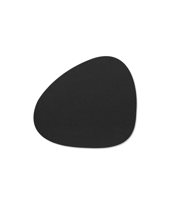 Placemat Serene Curve Black 24x28 cm - Lind DNA