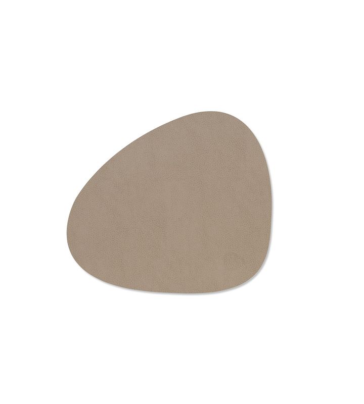 Placemat Serene Curve Mole Grey 24x28 cm - Lind DNA