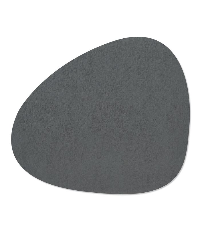 Placemat Serene Curve Anthracite 37x44 cm - Lind DNA