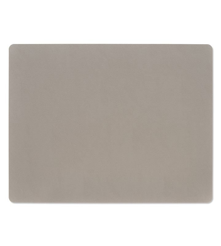 Tischset Serene Square Aschgrau 35x45 cm - Lind DNA