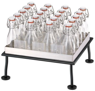 Beverage Set M h 30 cm 20 Flip-Top Bottles, Cooling Fins Raiser Rustic - Frilich