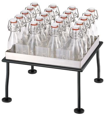 Beverage Set L h 35 cm 20 Flip-Top Bottles, Cooling Fins Raiser Rustic - Frilich