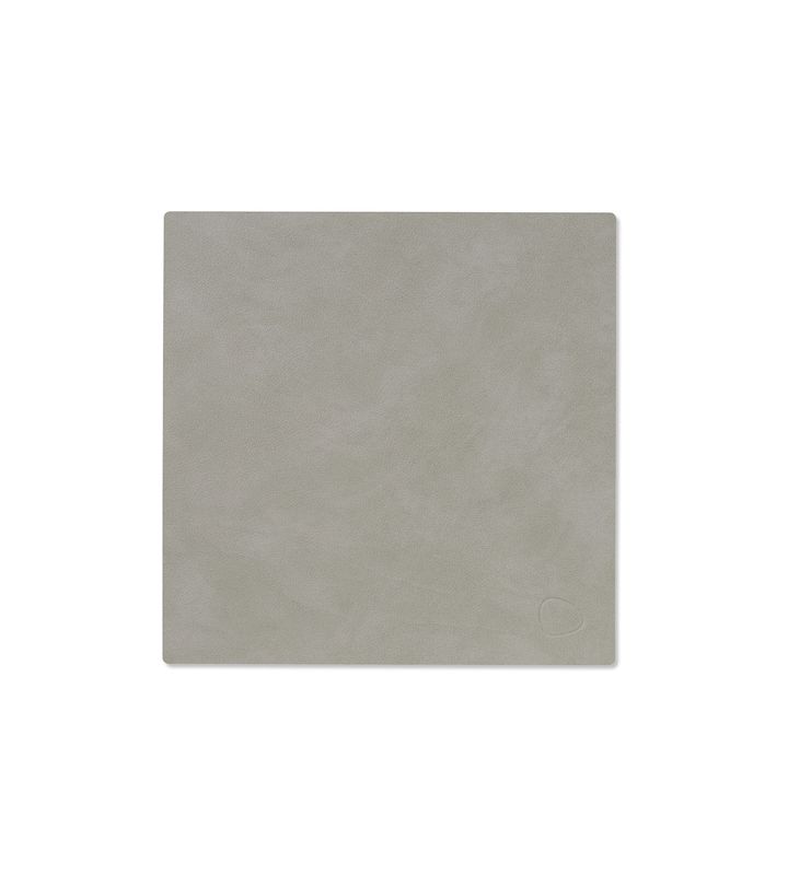 Placemat Nupo Square Light Grey 28x28 cm - Lind DNA