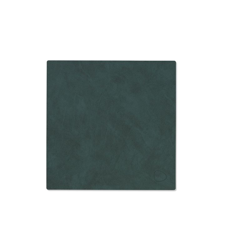 Placemat Nupo Square Dark Green 28x28 cm - Lind DNA