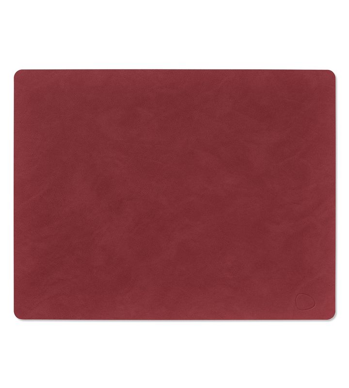 Platzmatte Nupo Square Rot 35x45 cm - Lind DNA