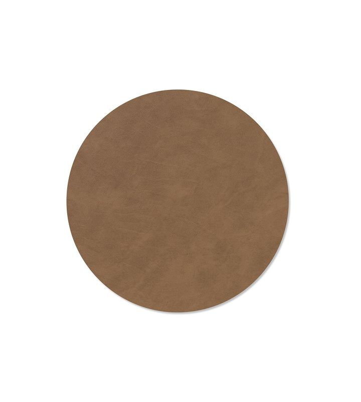 Placemat Nupo Circle Brown 30 cm - Lind DNA