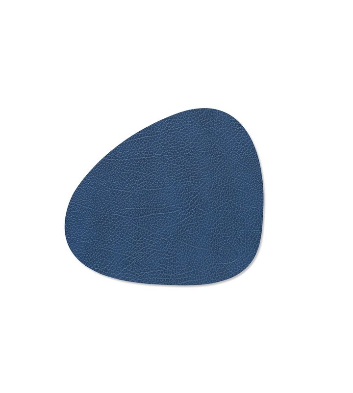 Placemat Hippo Curve Navy Blue 24x28 cm - Lind DNA