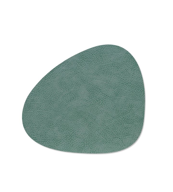 Placemat Hippo Curve Pastel Green 31x35 cm - Lind DNA