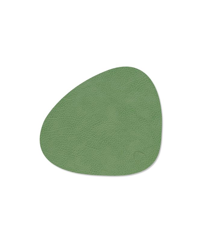 Placemat Hippo Curve Forest Green 24x28 cm - Lind DNA