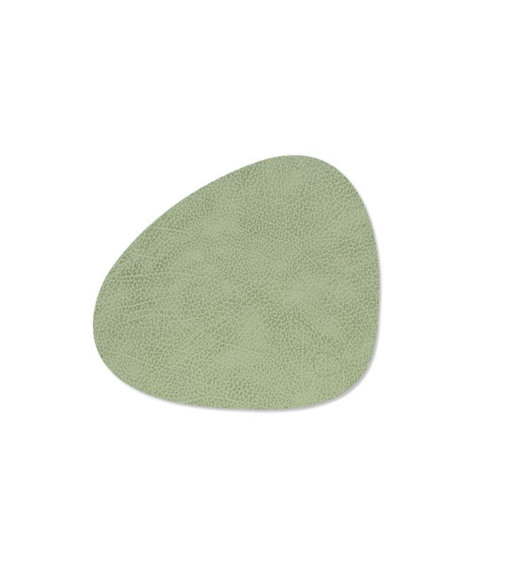 Placemat Hippo Curve Olive Green 24x28 cm - Lind DNA