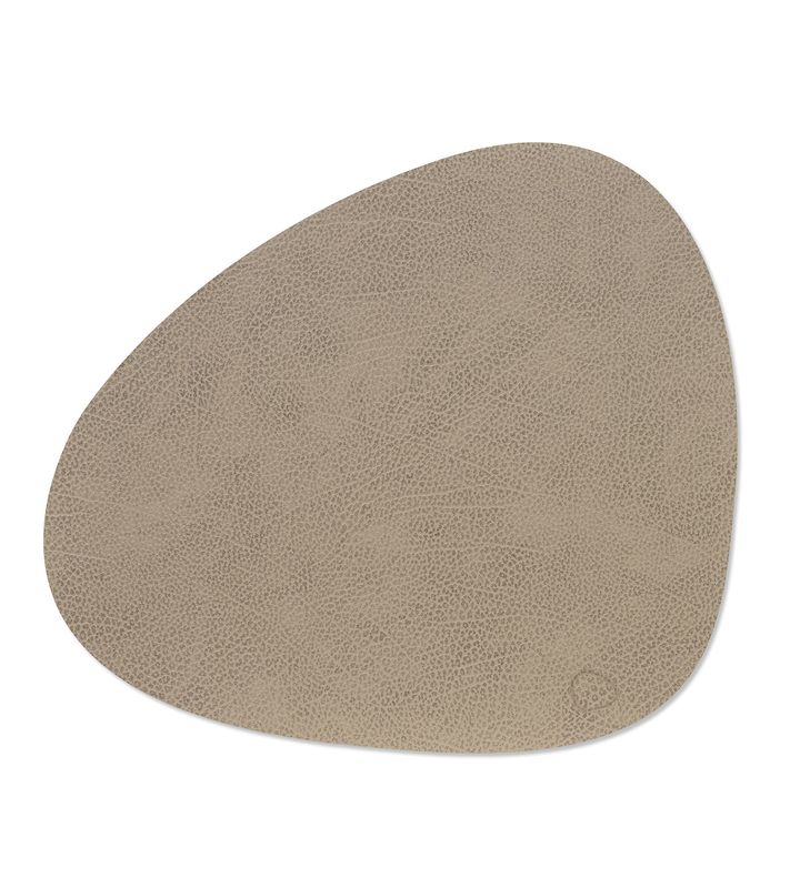 Placemat Hippo Curve Warm Grey 37x44 cm - Lind DNA