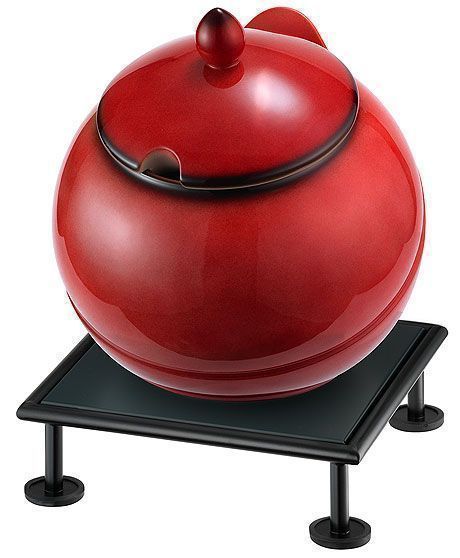 Buffet Bowl S Porcelain Bowl, Red (3.5 l) Raiser Rustic - Frilich