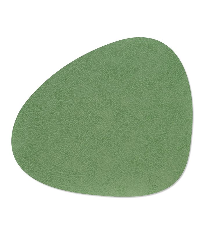 Placemat Hippo Curve Forest Green 37x44 cm - Lind DNA