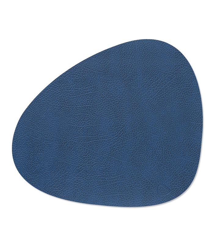 Placemat Hippo Curve Navy Blue 37x44 cm - Lind DNA
