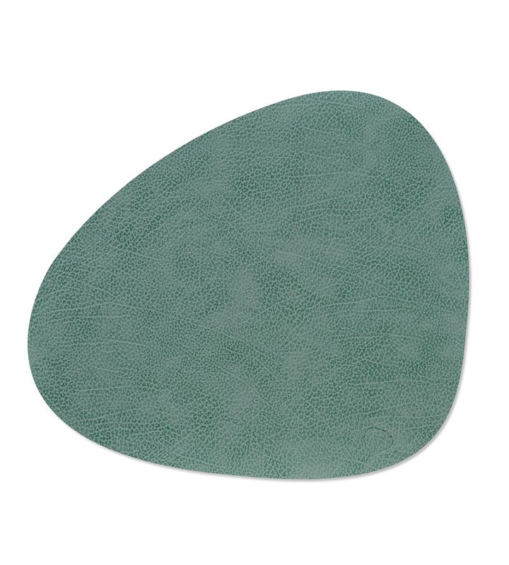 Placemat Hippo Curve Pastel Green 37x44 cm - Lind DNA