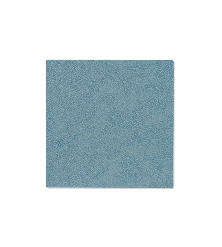 Placemat Hippo Square Light Blue 28x28 cm - Lind DNA