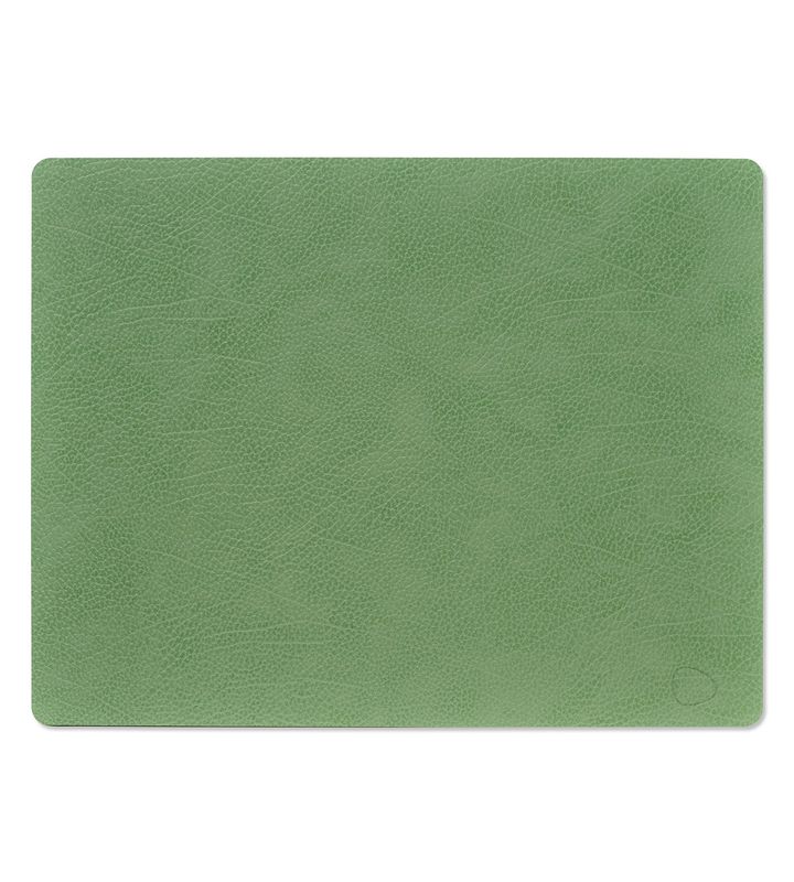 Platzset Hippo Square Waldgrün 35x45 cm - Lind DNA