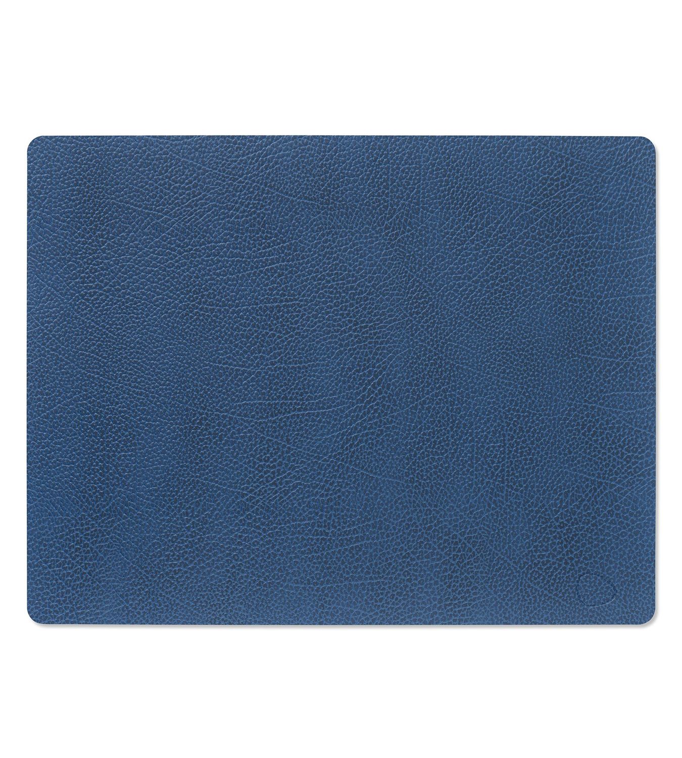 Hippo Square Navy Blue Placemat 35x45 cm - Lind DNA