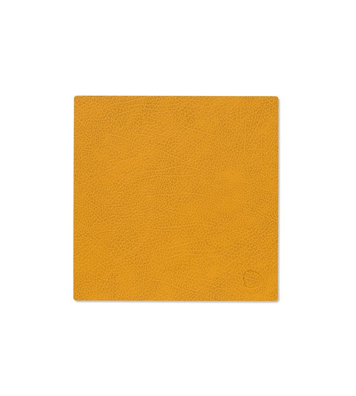 Placemat Hippo Square Curry 28x28 cm - Lind DNA