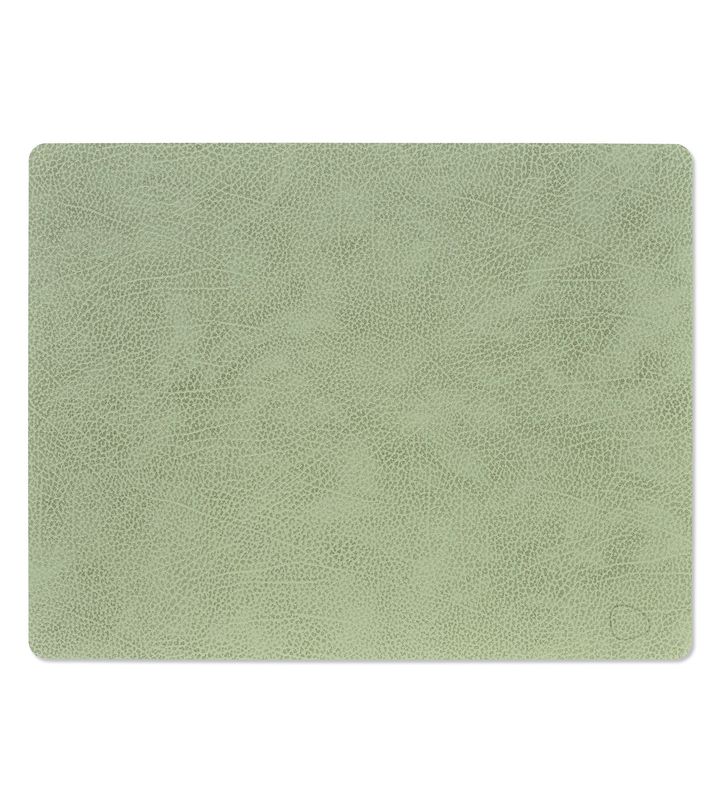 Platzset Hippo Square Olivgrün 35x45 cm - Lind DNA