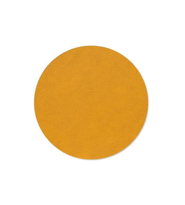 Placemat Hippo Circle Curry 30 cm - Lind DNA