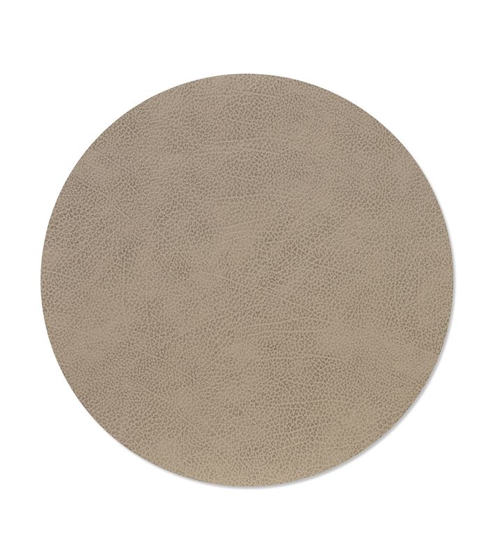 Tischset Hippo Circle Warmgrau 40 cm - Lind DNA