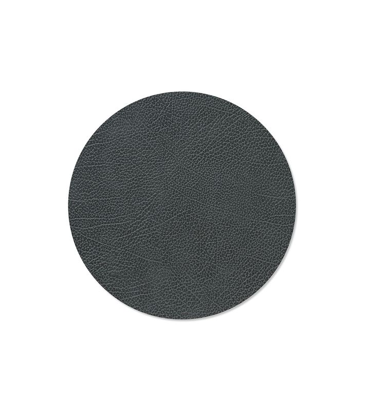 Placemat Hippo Circle Black Anthracite 30 cm - Lind DNA