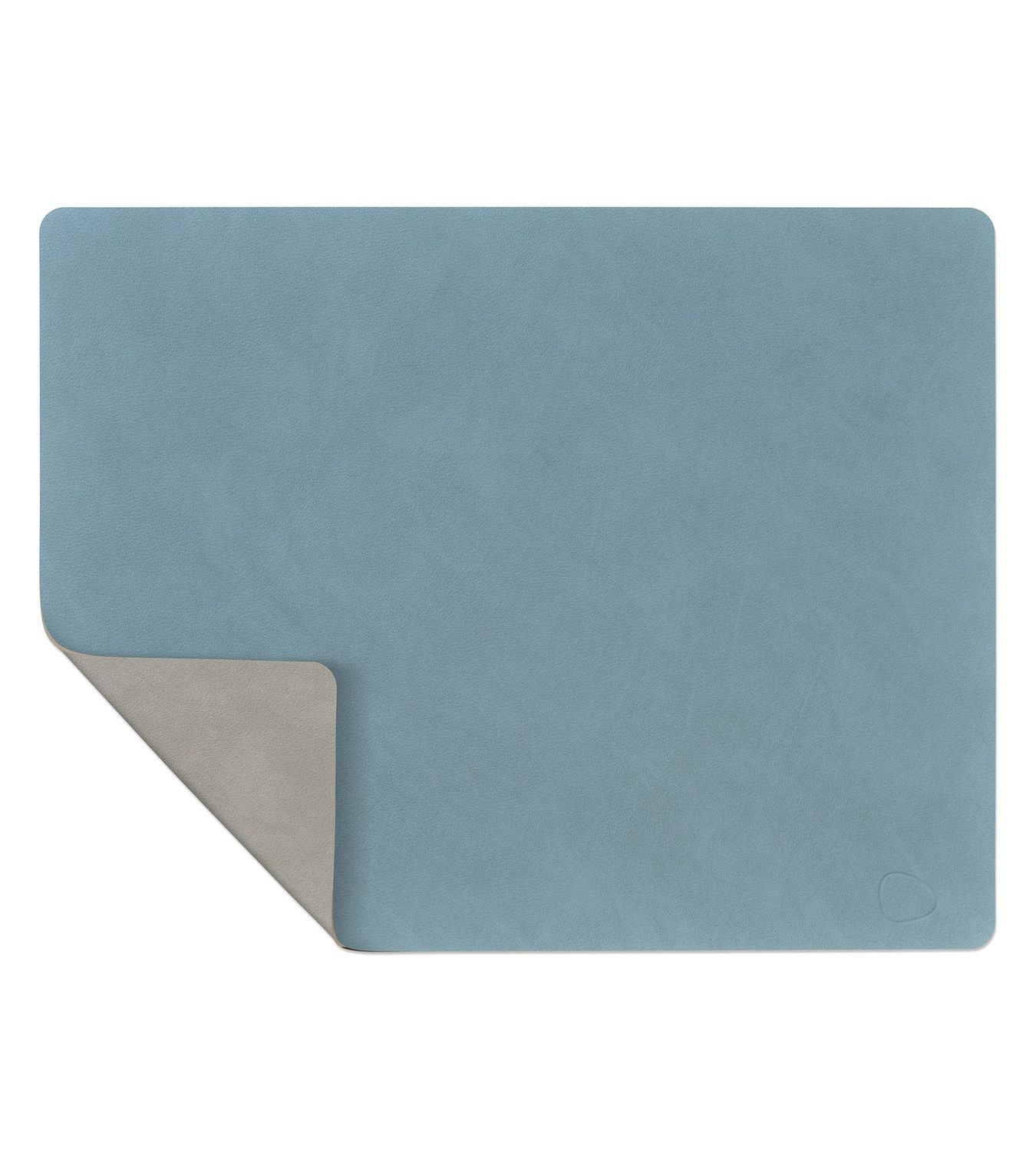 Placemat Double Square Nupo Light Blue/ Nupo Light Grey 35x45 cm - Lind DNA