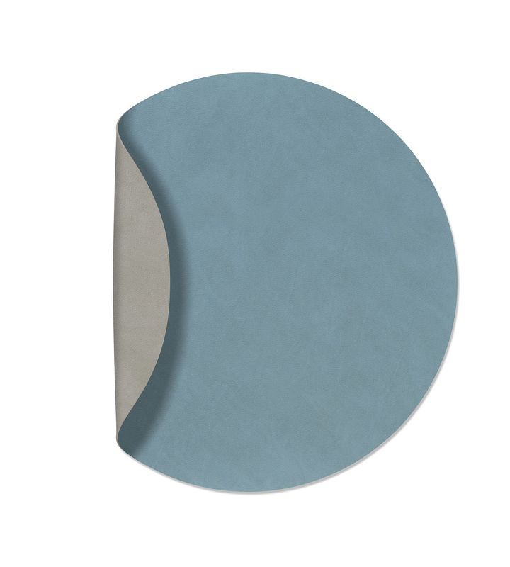 Tischset Double Circle Nupo Hellblau/ Nupo Hellgrau 40 cm - Lind DNA