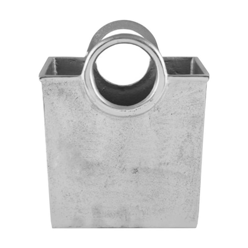 Flaschentasche 21 x 14 cm Saint Tropez Silber - Tirolix