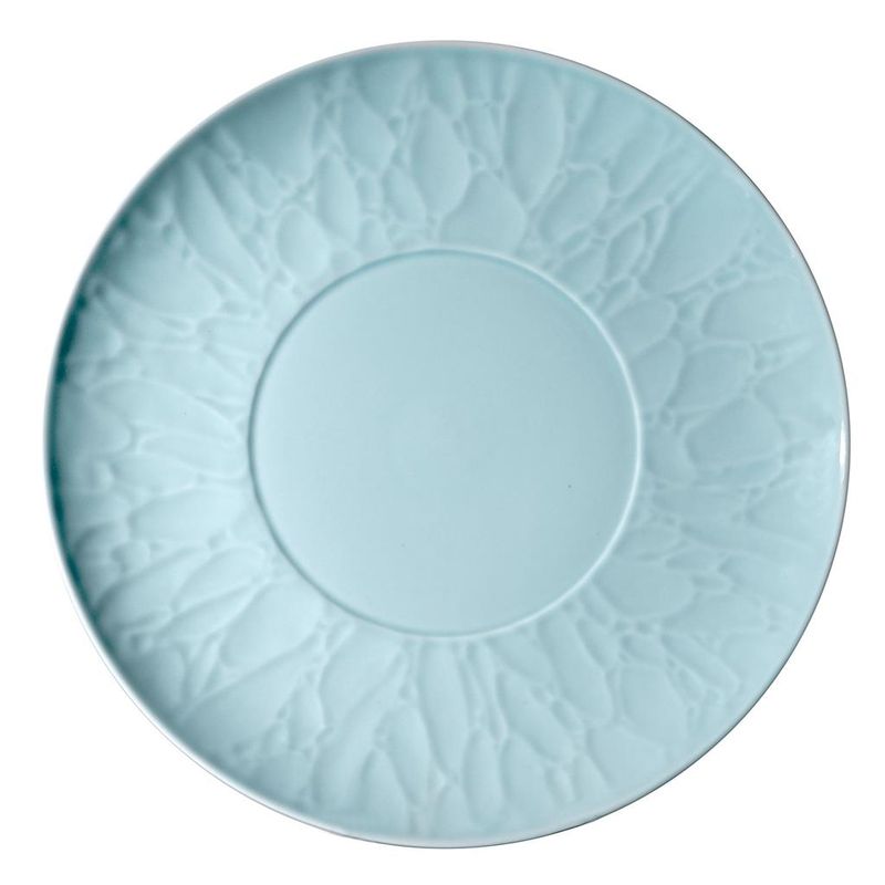 Flat Plate Signature 28.5 cm Atelier Surf Light Blue - Royal Porcelain