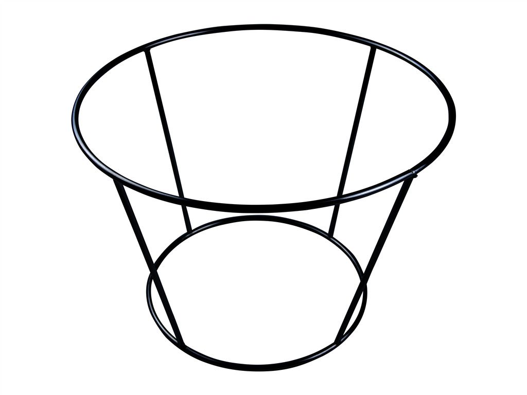 Support for Plate 28 x 20 cm Black - Filtex