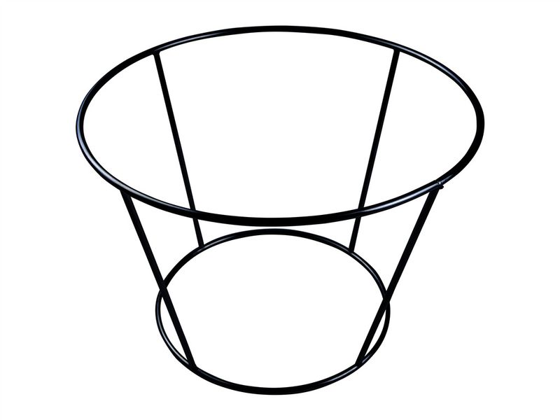 Tellerhalter 28 x 20 cm Schwarz - Filtex