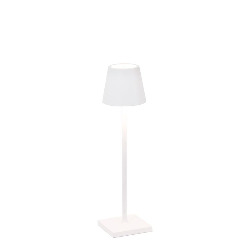 Tischlampe 27,5 x 7 cm Poldina Micro Weiß - Zafferano