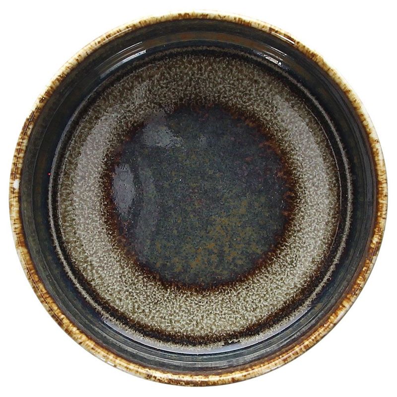 Bowl Edge 12 cm Bloom Blue and Brown - Tognana