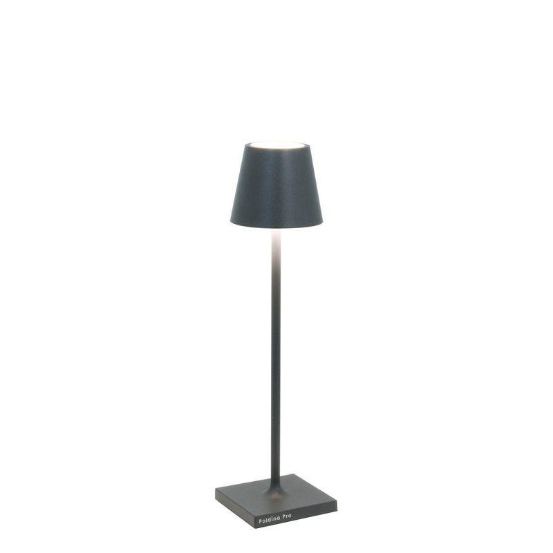 Tischlampe 27,5 x 7 cm Poldina Micro Dunkelgrau - Zafferano
