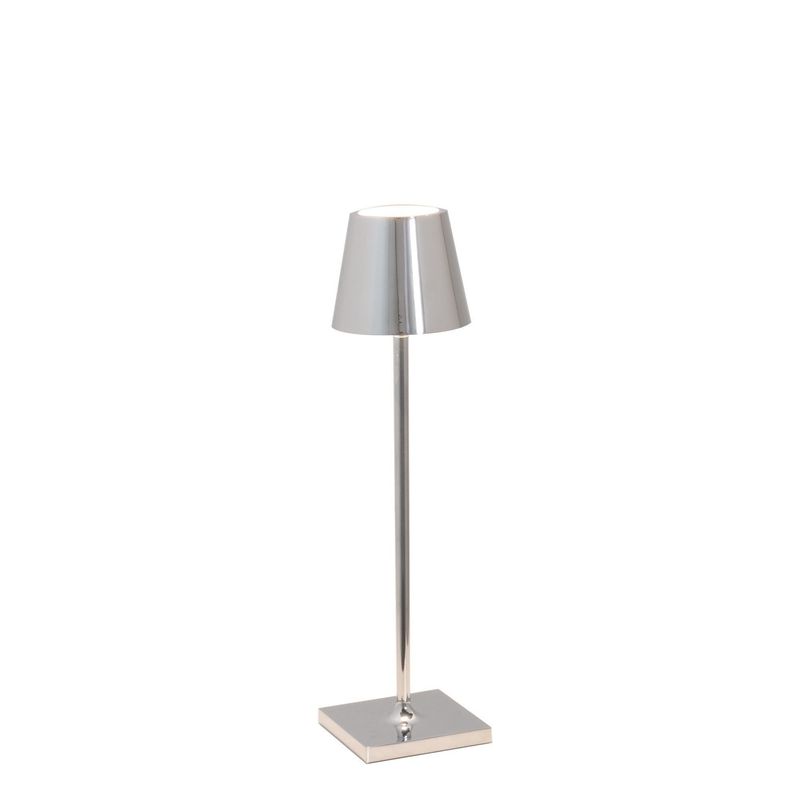 Tischlampe 27,5 x 7 cm Poldina Micro Silber - Zafferano